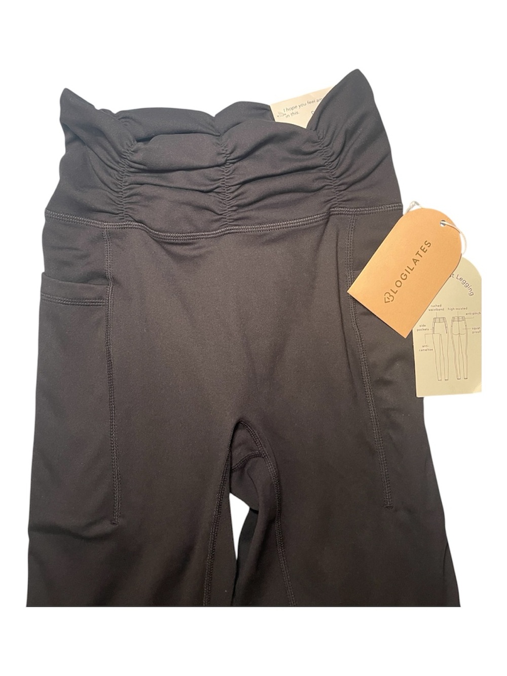 NWT Blogilates Ruched Waist Leggings Black
Size Small